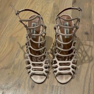 Steve Madden Nude Stappy Heels